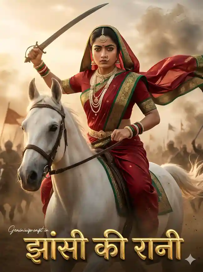 Jhansi Rani Laxmi Bai Ai Photo Prompt