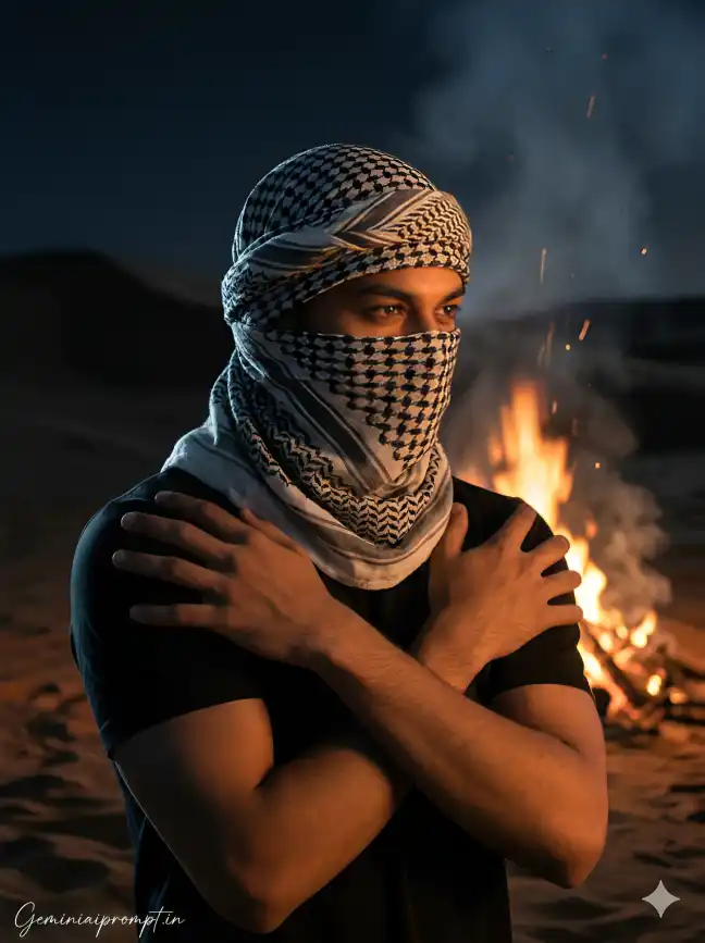 Sheikh Look Photo Editing Prompt