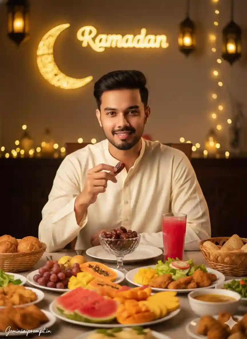 Iftar Time Photo Editing Prompt