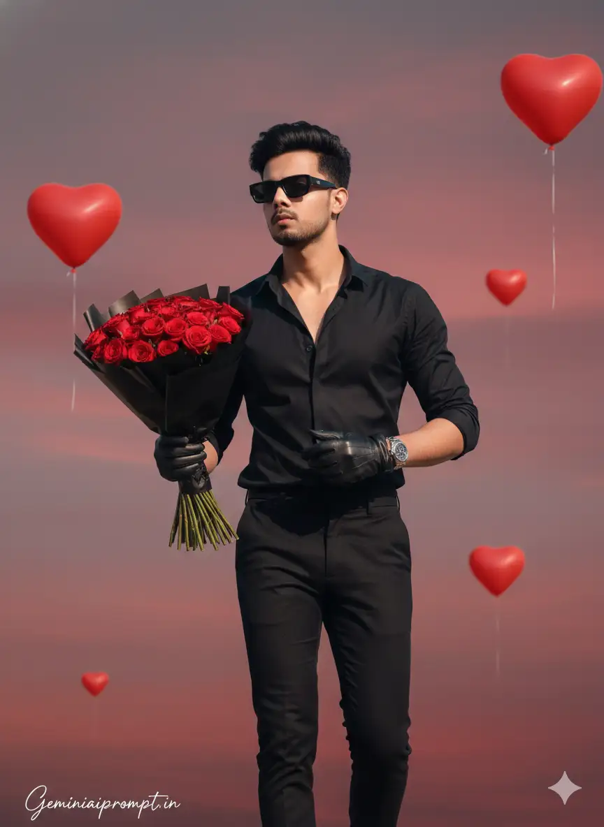 Valentine’s Day Photo Editing Prompts for Boys