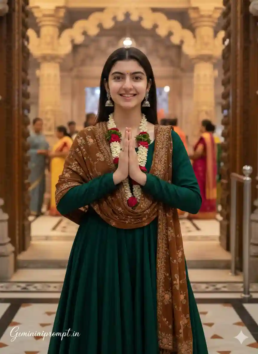 Gemini Kashi Vishwanath Temple AI Photo Prompt