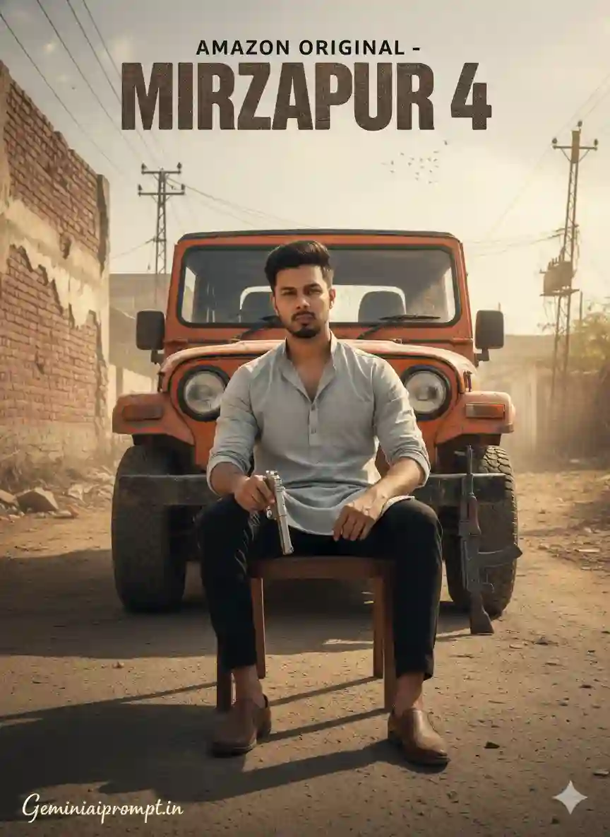 Mirzapur Season 4 Photo Editing Prompt
