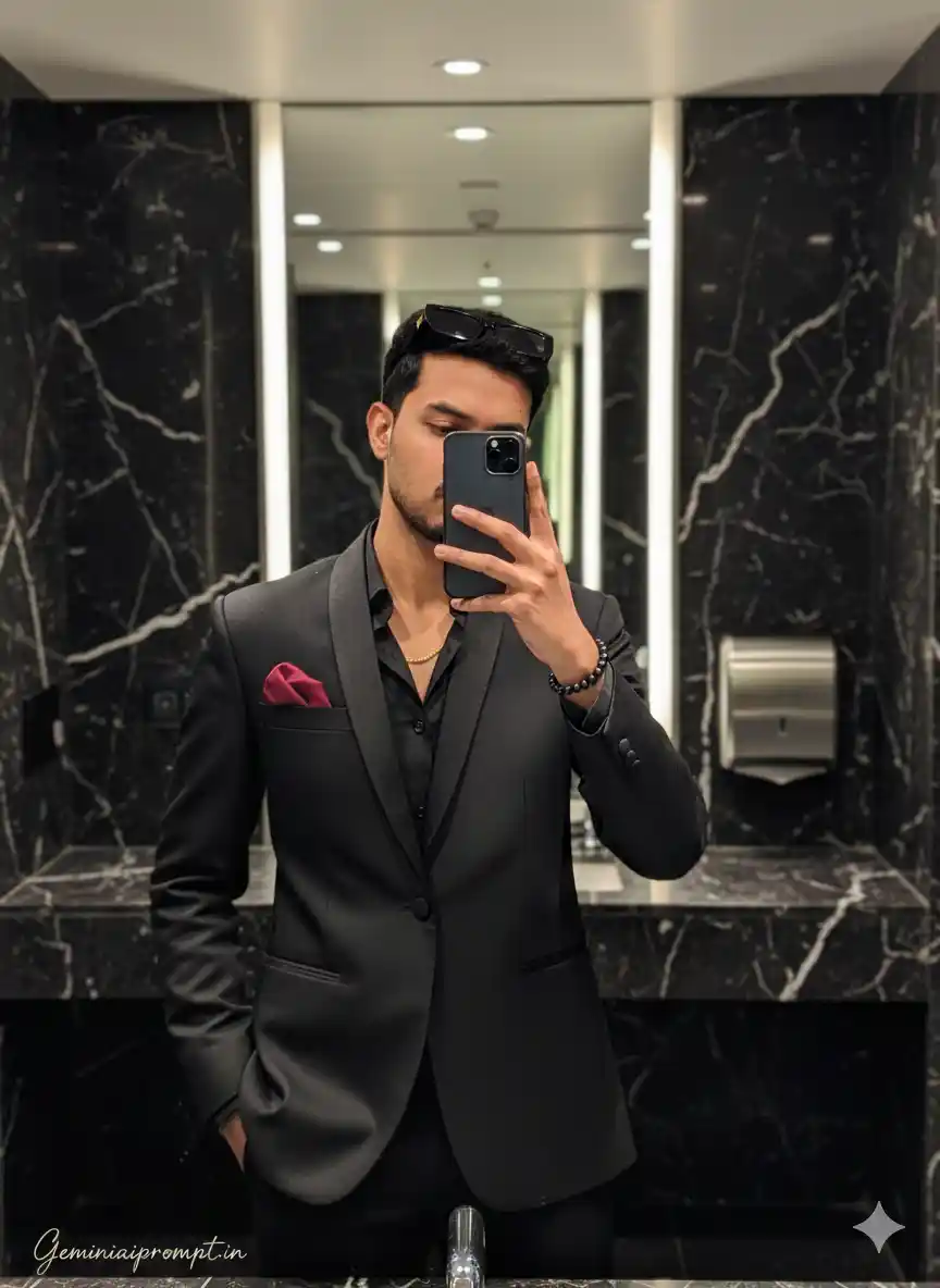 Mirror Selfie Photo Editing Gemini AI Prompts Copy Paste