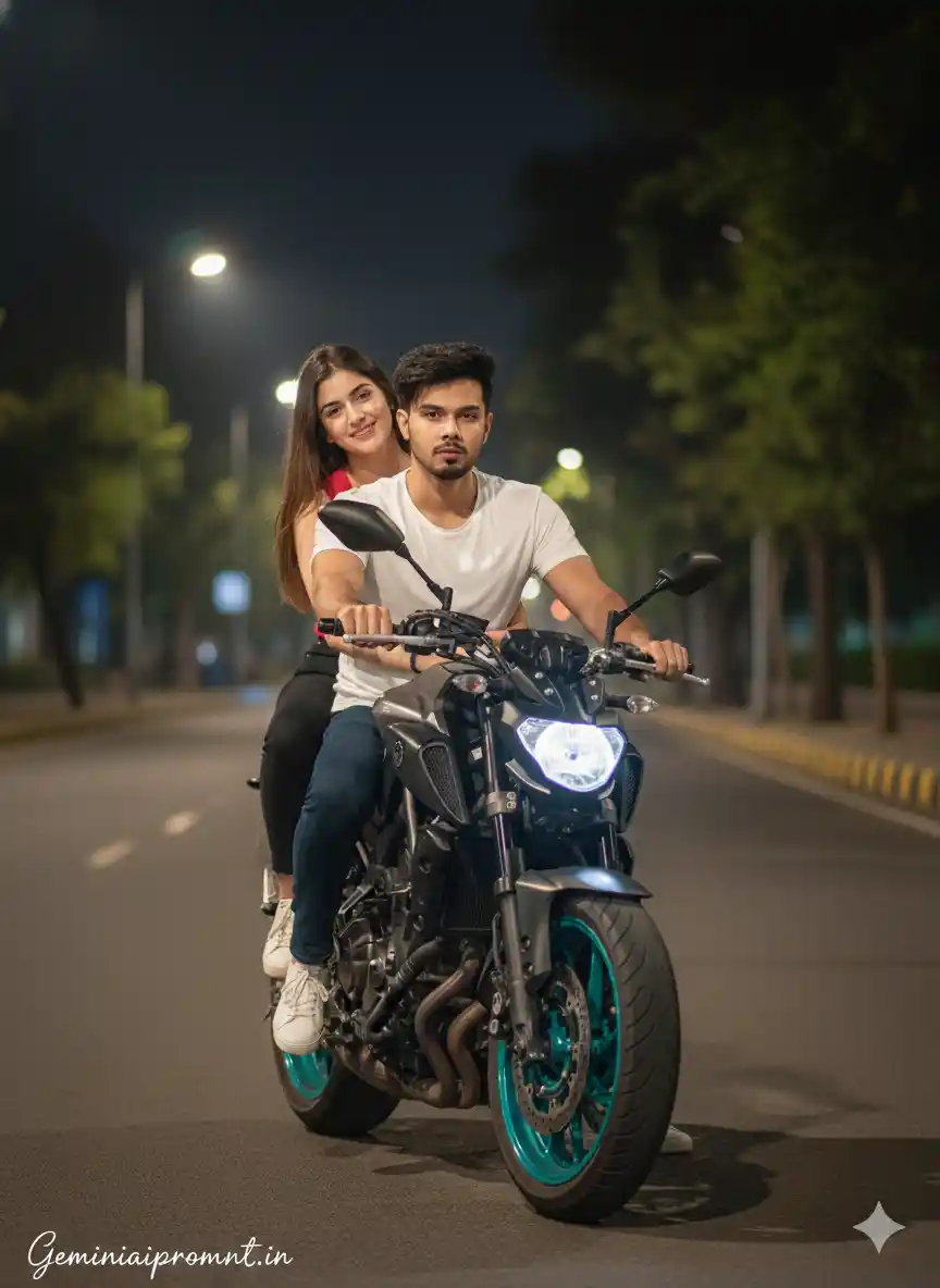 Google Gemini Couple Bike Ai Photo Editing Prompts